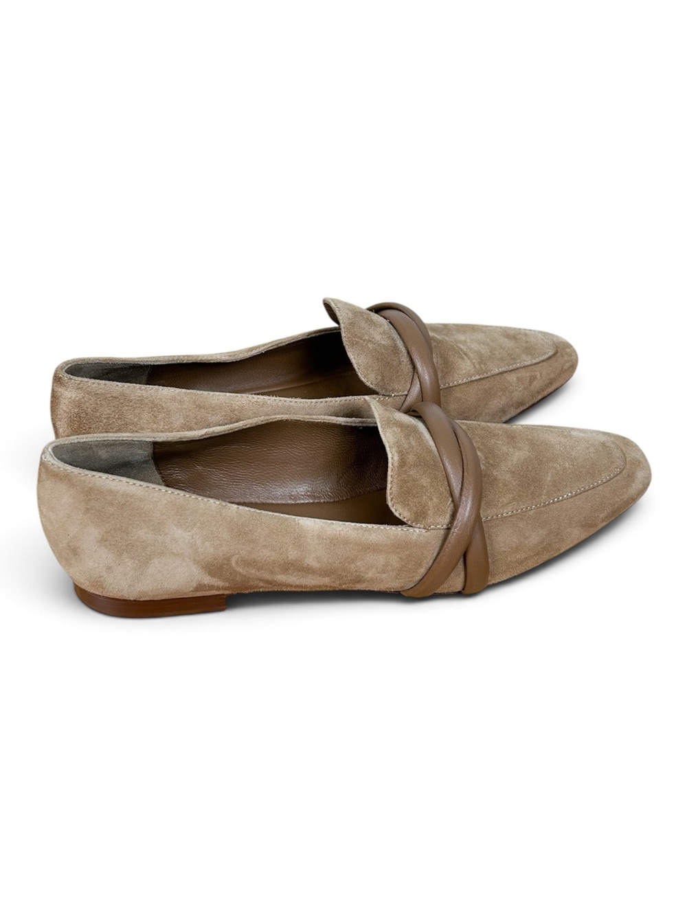 M Gemi Brenda Suede Loafers in Tan - Picture 5 of 7